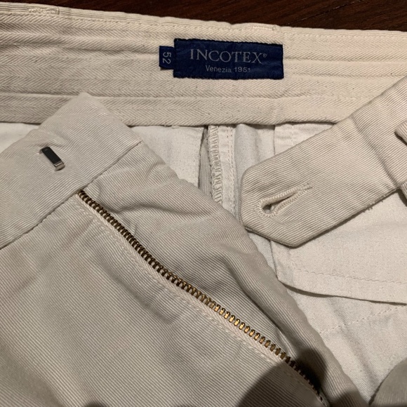 Men's Incotex 100% cotton casual pant - Picture 3 of 8